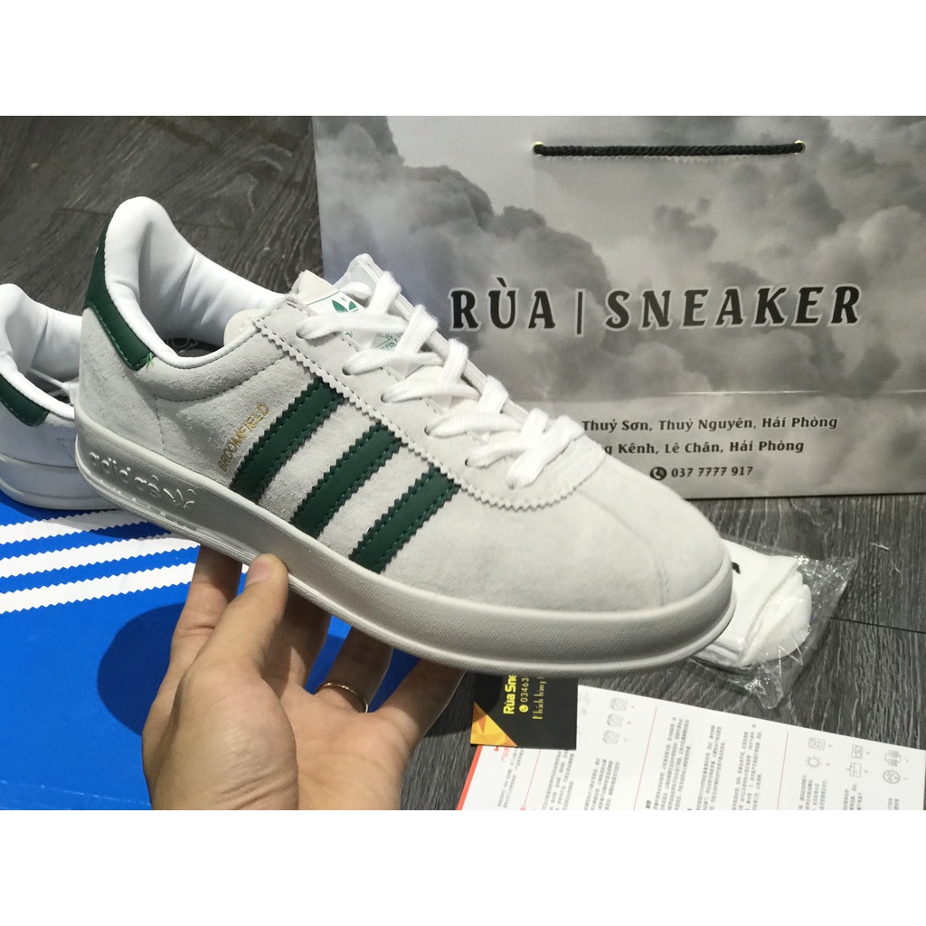 Siêu Phẩm Giày Thể Thao Sneaker A.di.das. BRoom.MFieLD Trắng 3 sọc đen Cao Cấp Ảnh Thật + freeship + Tặng Tất