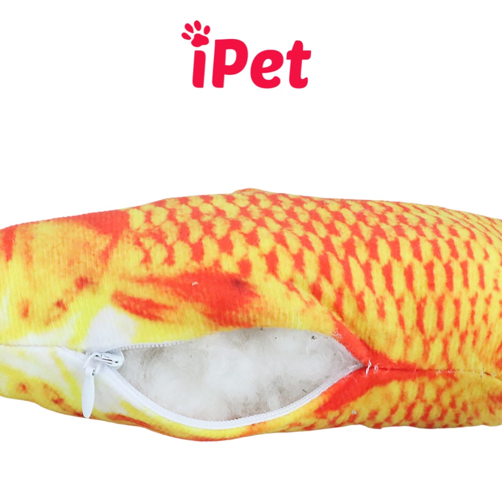 Đồ Chơi Cá Catnip Nhồi Bông 3D Cho Thú Cưng Chó Mèo Siêu To 40cm - iPet Shop
