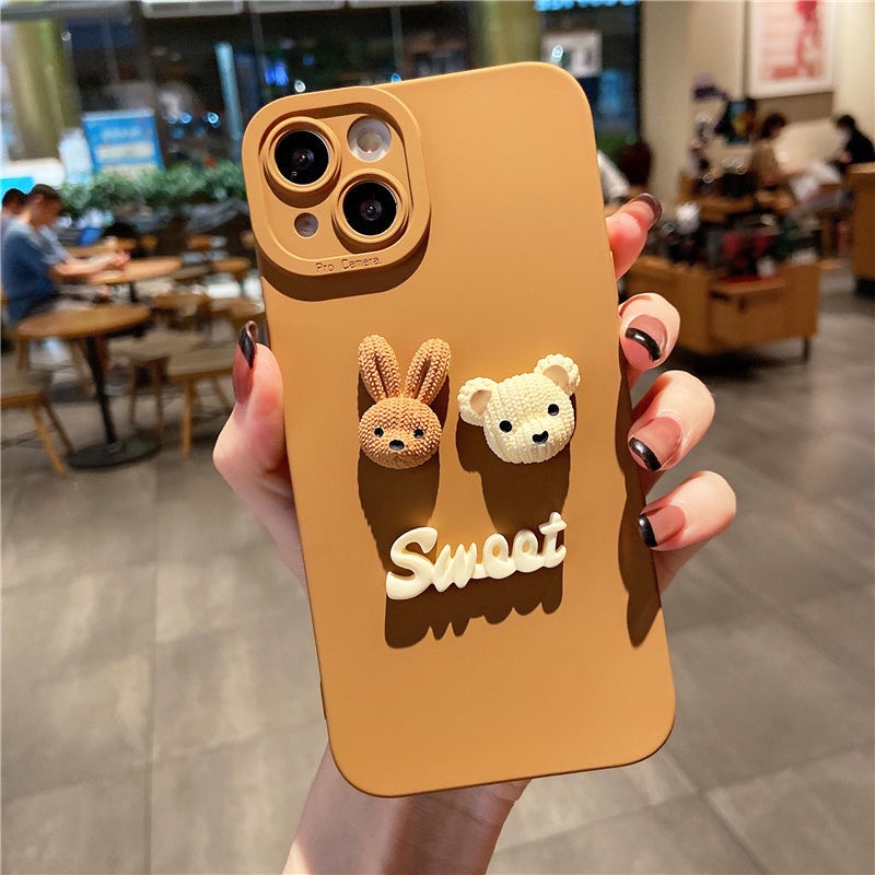 Ốp lưng iphone cạnh vuông bảo vệ camera Brown candy 7plus x xsmax 11 11promax 12 12pro 12promax 13 13pro 13promax DT13 | BigBuy360 - bigbuy360.vn