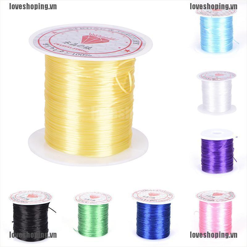 Dây xâu hạt co giãn 0.8mm làm vòng đeo tay DIY