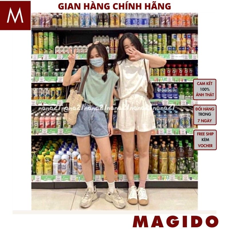 Áo sát nách nữ , Áo TANKTOP Sắc Màu basic trơn chất cotton PHONG CÁCH THỂ THAO TỰ DO cực cute MAGIDO