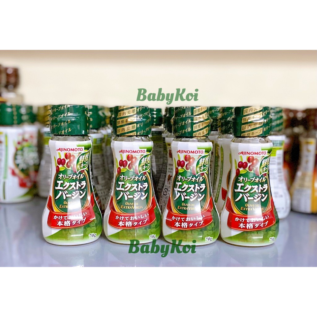 Dầu Olive Extra Virgin Ajinomoto Nhật nguyên chất cho bé ăn dặm (date tháng 2023)