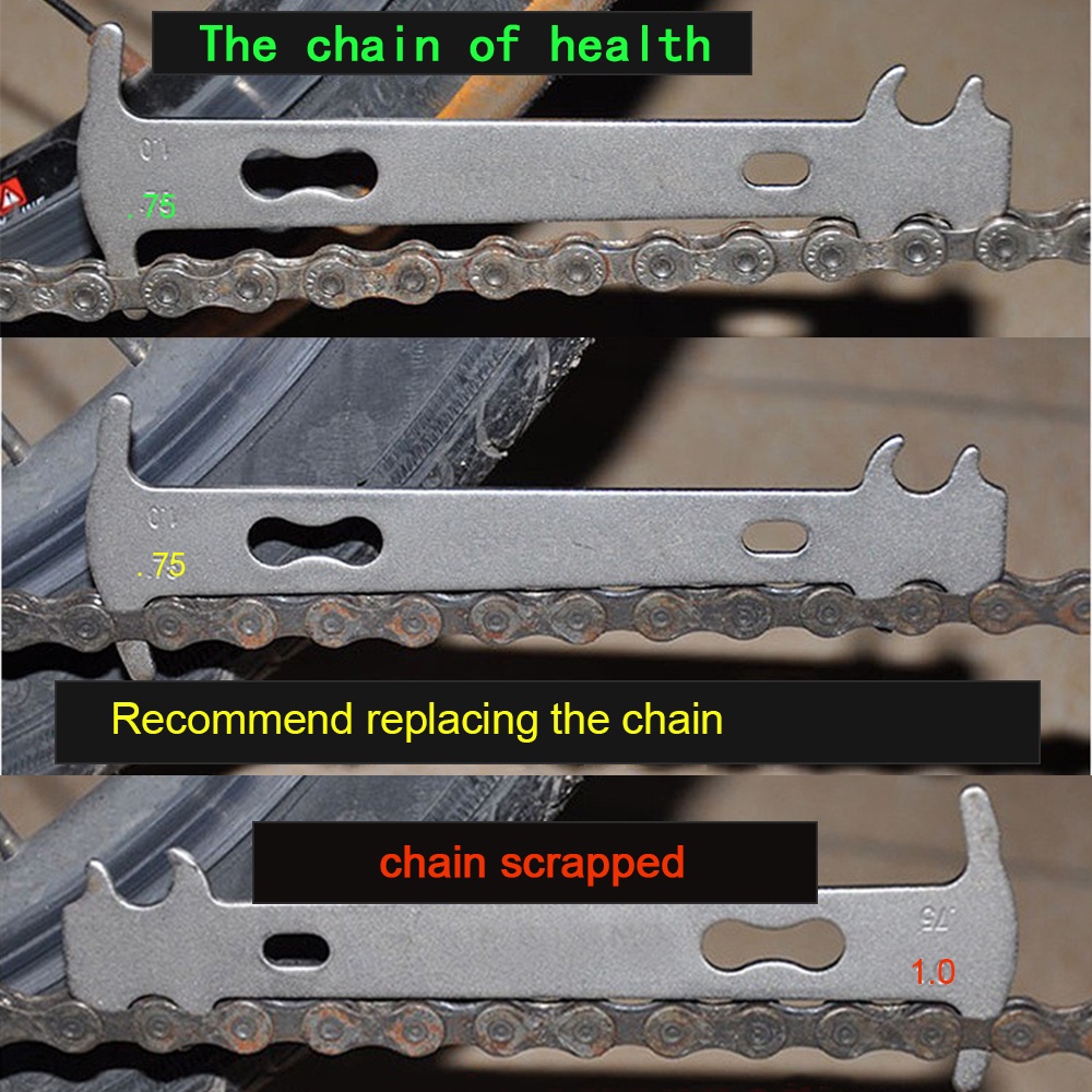 Dụng cụ chỉ báo tình trạng dây xích xe đạp ZTTO chuyên dụng màu đen