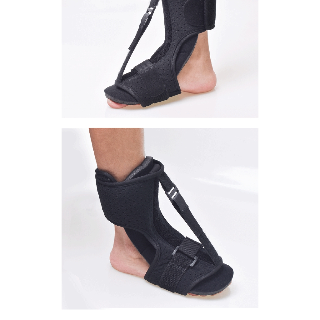 [Spot] New Single Foot Support Foot Drop Orthosis Mắt cá chân Cố định Nẹp Plantar Fasci viêm