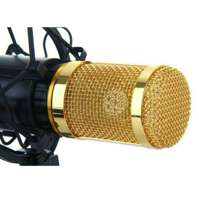 Mic thu âm BM900 micro live stream dùng cho sound card