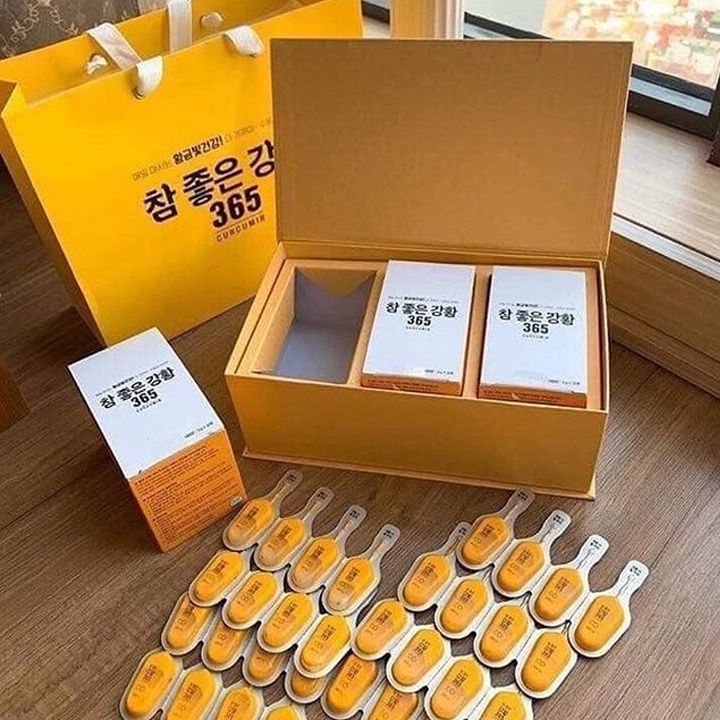 Tinh Chất Nghệ Nano 365 Curcumin Premium Hàn Quốc Giúp Tăng Cường Sức Khỏe, Làn Da Trắng Mịn, Hồng Hào