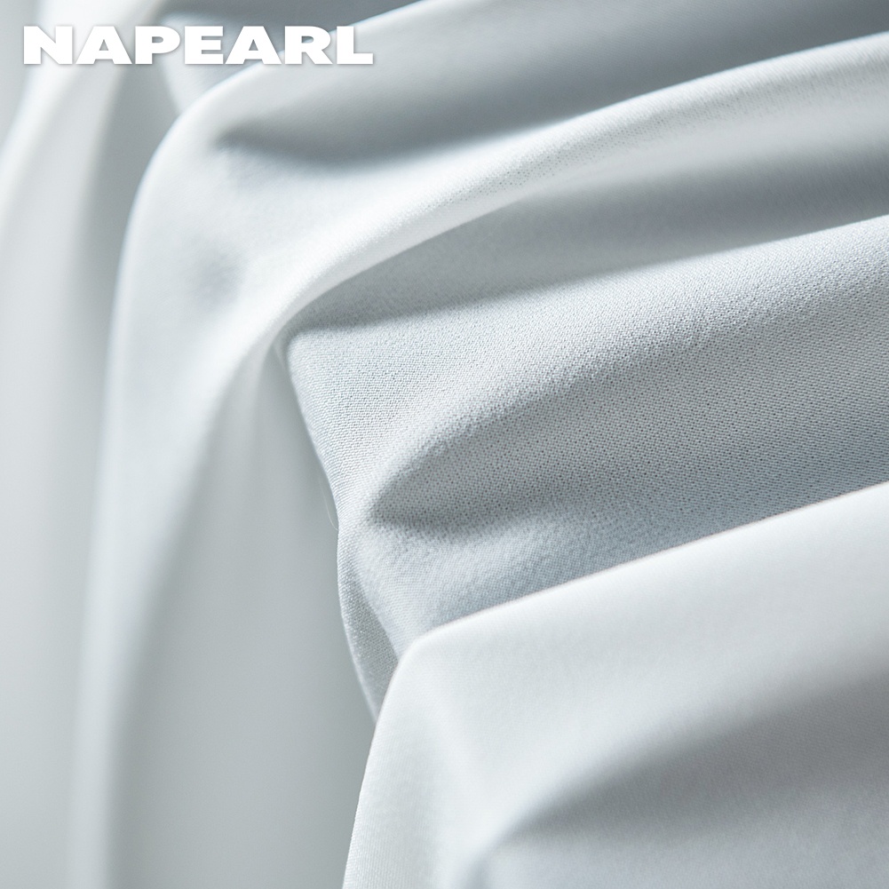 Napearl Rèm Cửa Vải Tuyn 10-15% Màu Trơn Chống Nước Thông Dụng Trang Trí Nhà Cửa