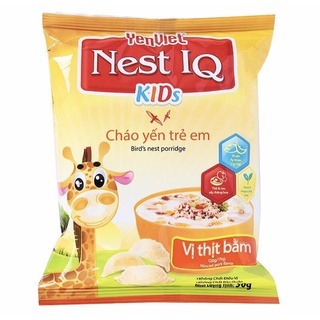 Cháo Trẻ Em Yến Việt Vị Thịt Bằm Nest IQ 50G thumbnail