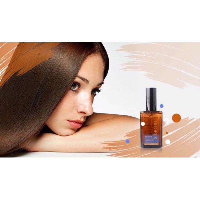 Dầu dưỡng tóc Haneda Collagen ARGAN OIL cho tóc hư tổn 60m