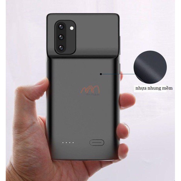 Ốp lưng kiêm pin Sạc Samsung Note 10 Plus 6000mAh hiệu NewDery