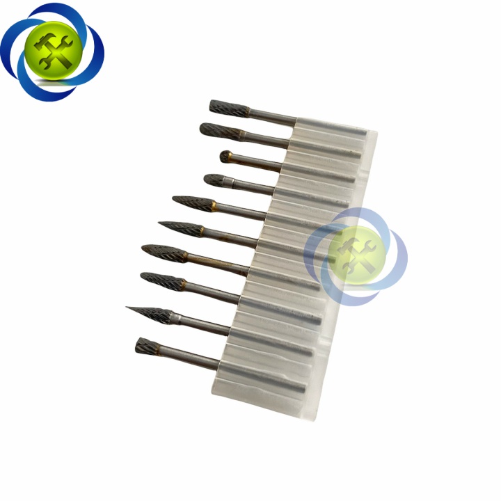 Bộ mũi doa hợp kim Đài Loan 10 chi tiết DOA-34-10 kích thước 3x4mm