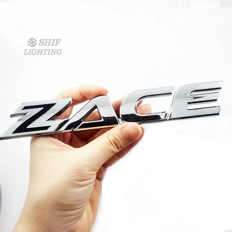 Miếng dán họa tiết chữ ZACE gắn cốp đuôi xe / tấm chắn bùn bằng ABS thay thế cho TOYOTA ZACE