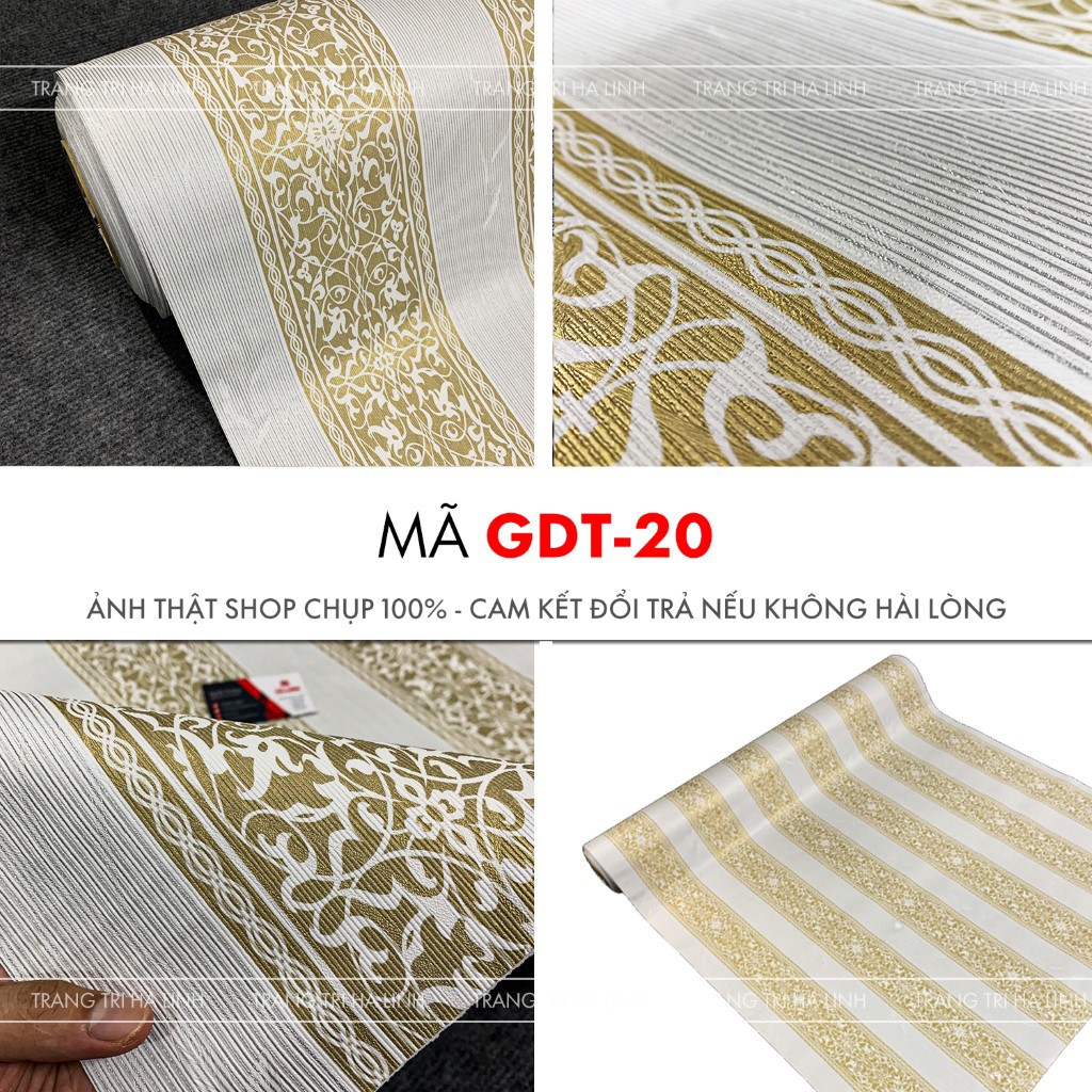 Decal dán tường vintage cổ điển cao cấp chống thấm nước dán phòng ngủ nhiều mẫu hoa văn đẹp giá rẻ