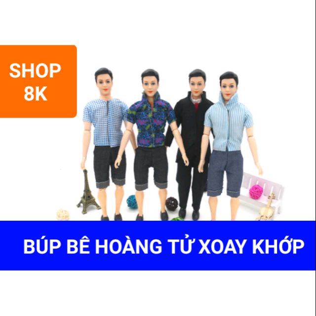 Búp bê Ken xoay các khớp (chân, tay, vai, cổ)