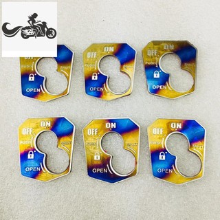 Miếng Dán Ổ Khoá Titan Cho Sonic