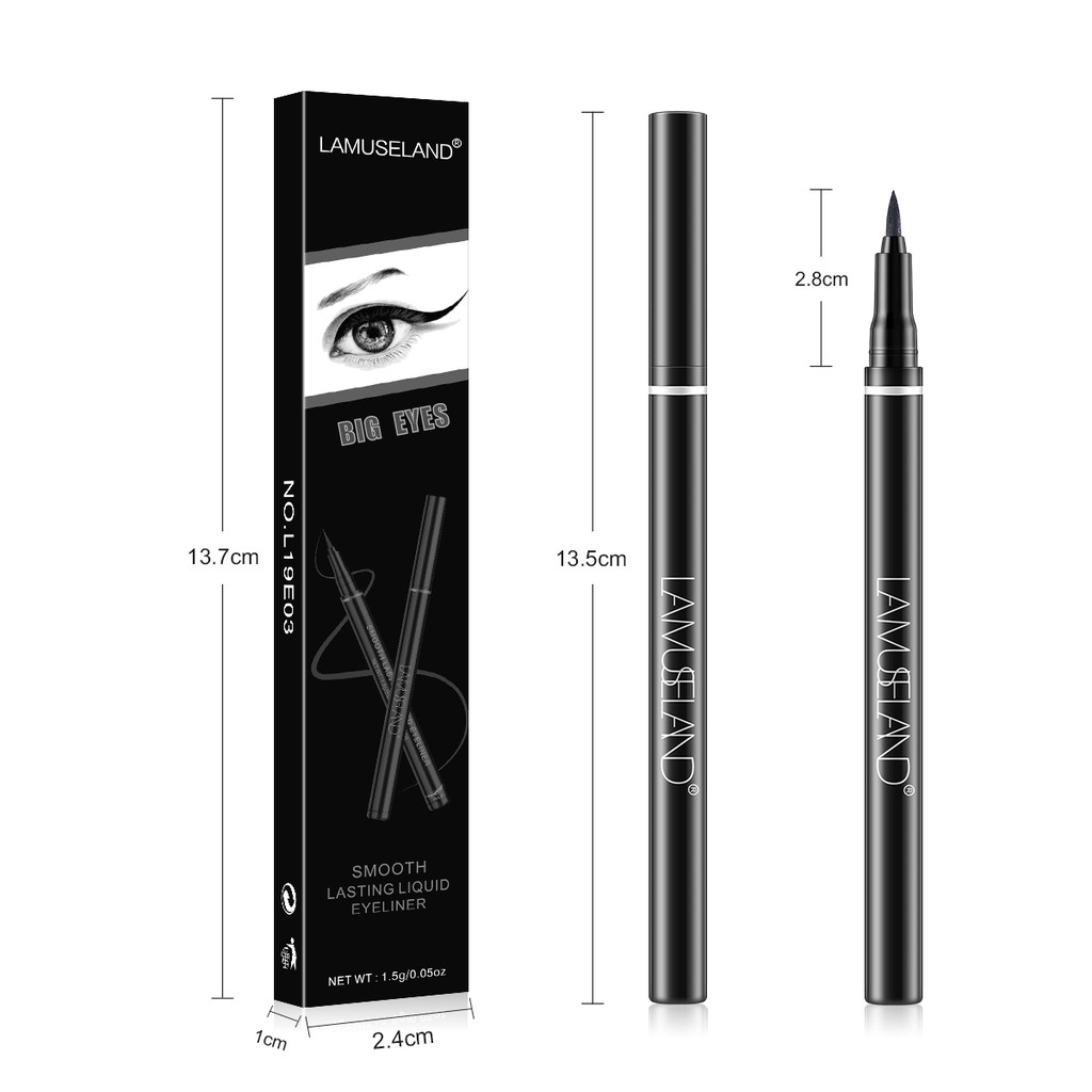 Bút kẻ mắt nước LAMUSELAND màu đen lâu trôi 1.5g L19E03 | BigBuy360 - bigbuy360.vn