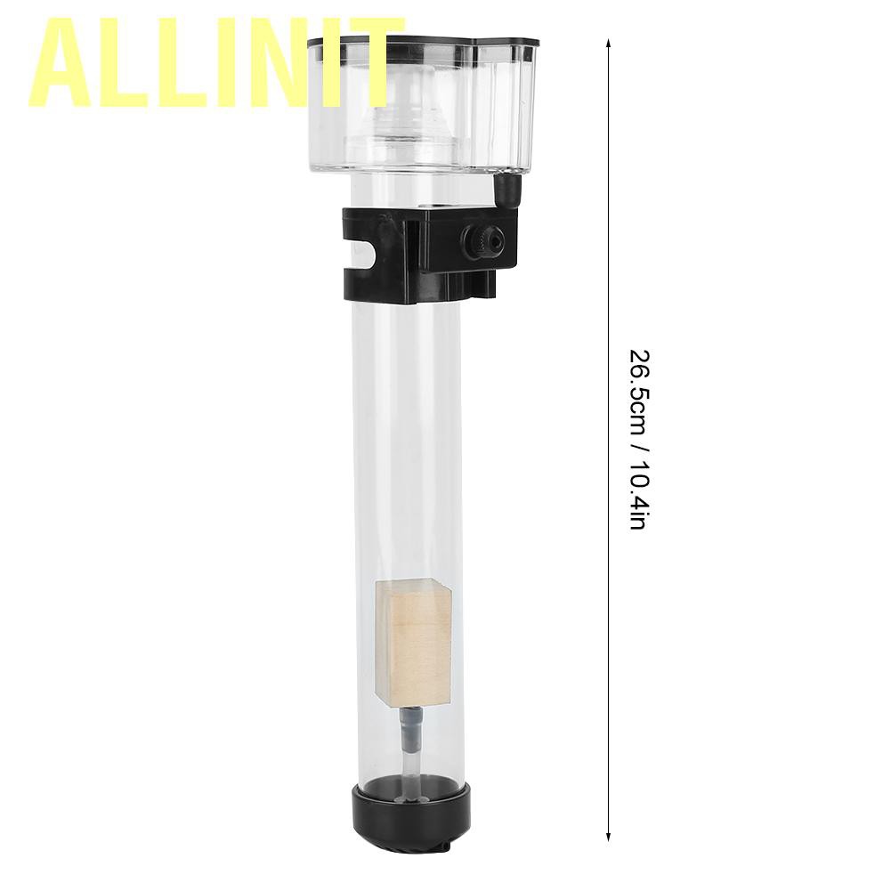 Allinit Acrylic Fish Tank Protein Skimmer Separator with IQ5 Aquarium Filter Accessory for Farming