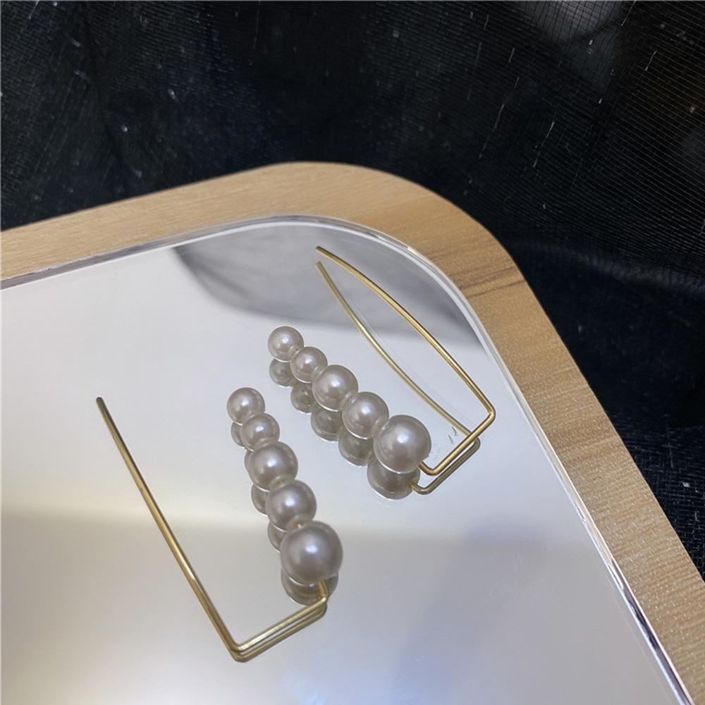 Khuyên Kẹp Vành Tai Họa Tiết Hình Học Đơn Giản Phong Cách Vintage Hàn Quốc