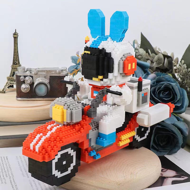 Bộ Đồ Chơi Lắp Ráp Mô Tô Phi Hành Gia 3D Độc Đáo Thú Vị Cho Bé