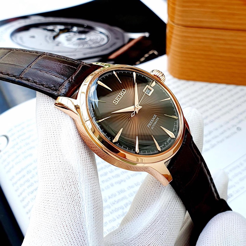 Đồng hồ Nam Seiko Cocktail Dây Da SRPB46J1