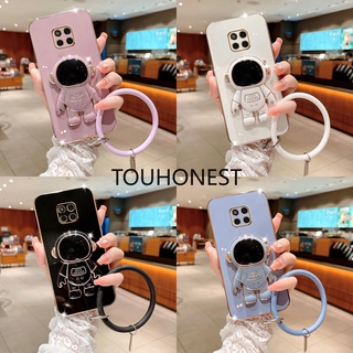 Ốp Điện Thoại Silicon Hình Phi Hành Gia Có Vòng Đỡ Cho Casing Huawei Nova 8 Pro Case Huawei Nova 8i Case Huawei Y9 Prime 2019 Case Huawei Mate 30 Lite Case Huawei Nova 7 SE Silicone Protect 3D New Astronautstand With Ring Phone Case