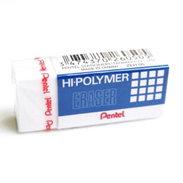 10 Gôm Tẩy Bút Chì Nhãn Hiệu Pentel