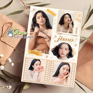 Sticker jisoo Blackpink khổ a6 hoặc a5 chưa cắt