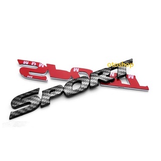 Tem chữ SPORT trang trí xe
