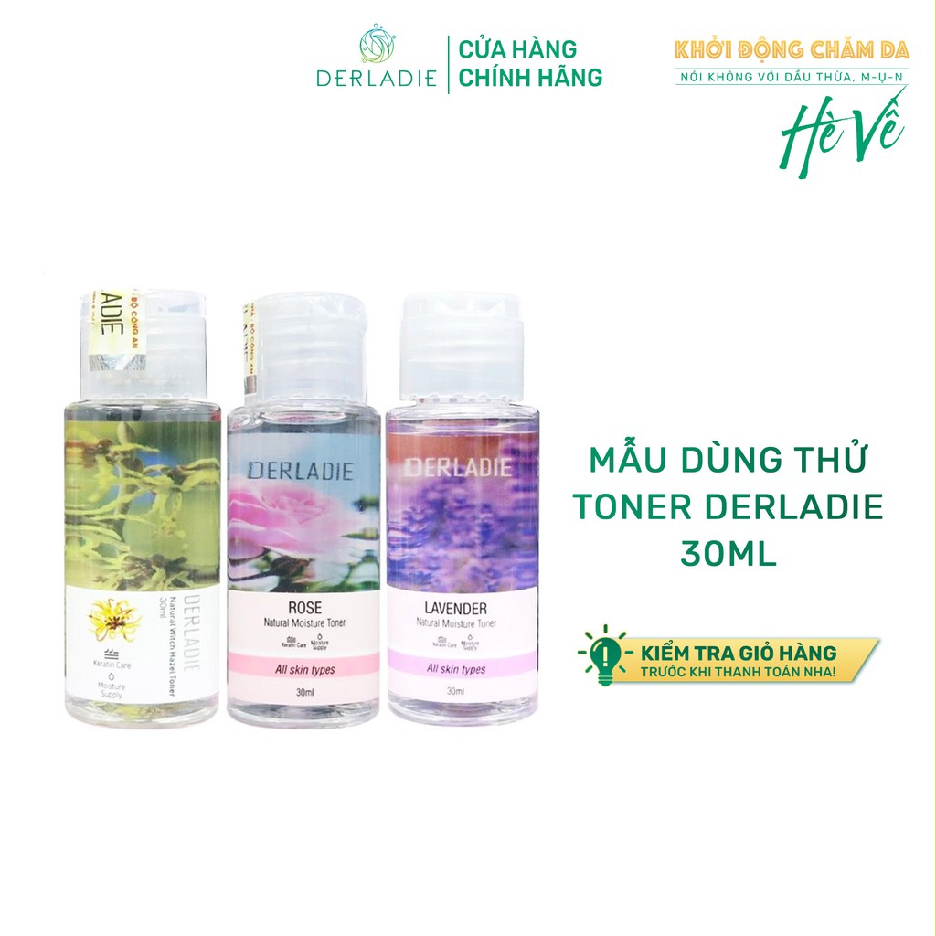  Nước cân bằng dưỡng ẩm da Toner Derladie 30ml