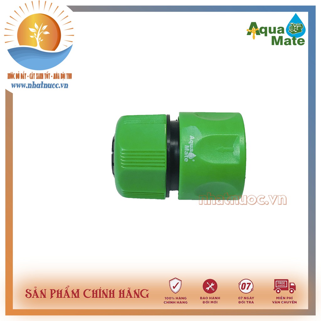 Đầu nối Aquamte W-3130-10 một đầu nhanh âm và một đầu bắt ống mềm