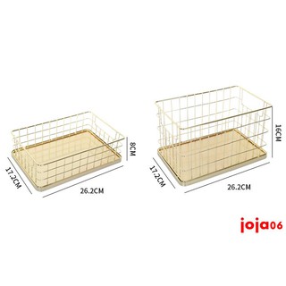 Giỏ Sắt Mạ Vàng Đựng Đồ Tiện Dụng