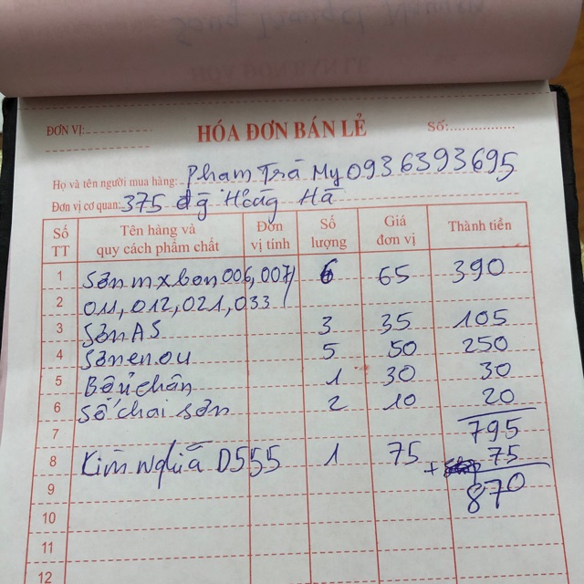 Combo phụ kiện nail