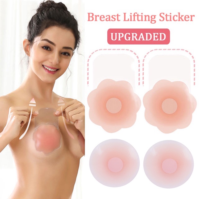 Miếng Dán Nâng Ngực Silicone Vô Hình Cho Nữ