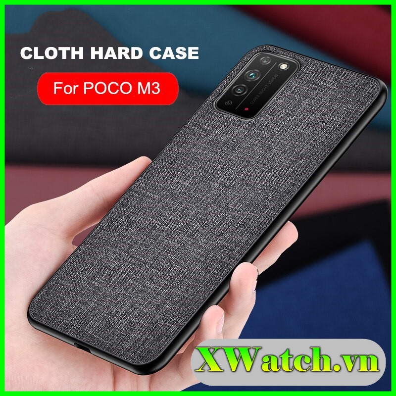 Ốp lưng Vải Jean cho Xiaomi Redmi 12C Poco M3 Note 9 4G Note 10 Mi 11 K40 K40 pro Note 10  pro Redmi 10C Poco C40