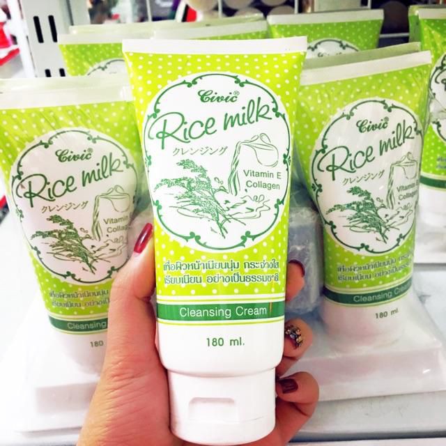 Sữa Rửa Mặt Gạo Civic Rice Milk Thái Lan - Làn Da Sáng Mịn Tự Nhiên