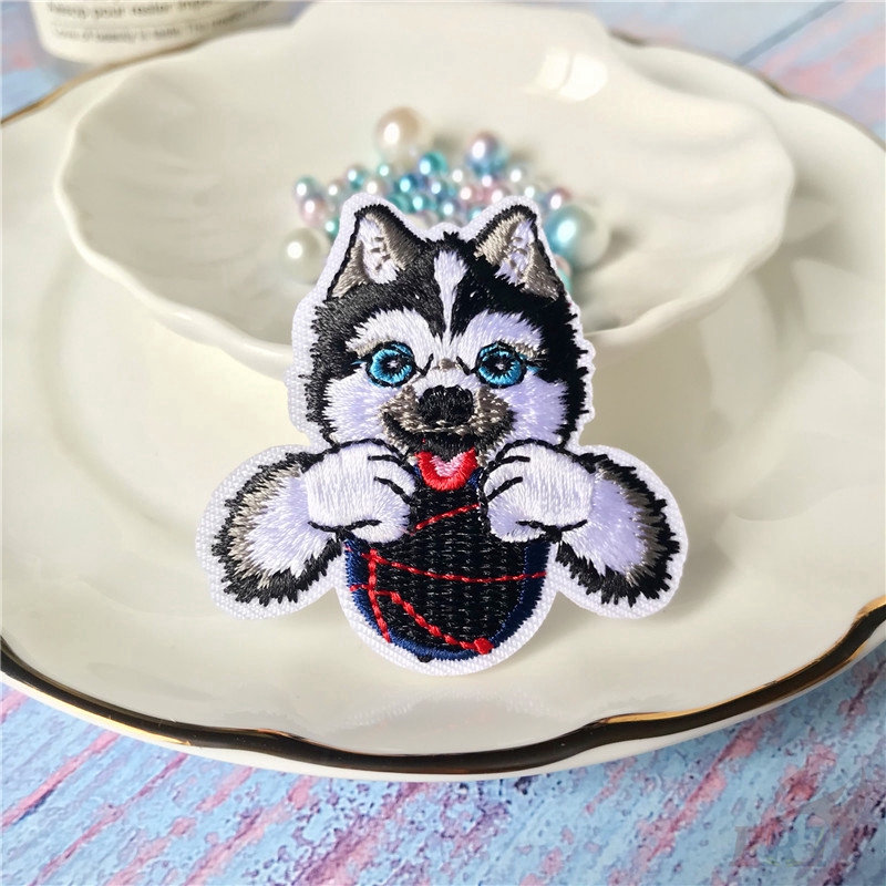 1 Huy Hiệu Ủi Thêu Hình Cún Cưng Đáng Yêu Series 05