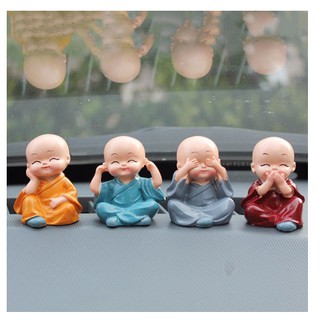 Bộ tượng chú tiểu tứ không,gồm 4 chú tiểu-Cao Cấp