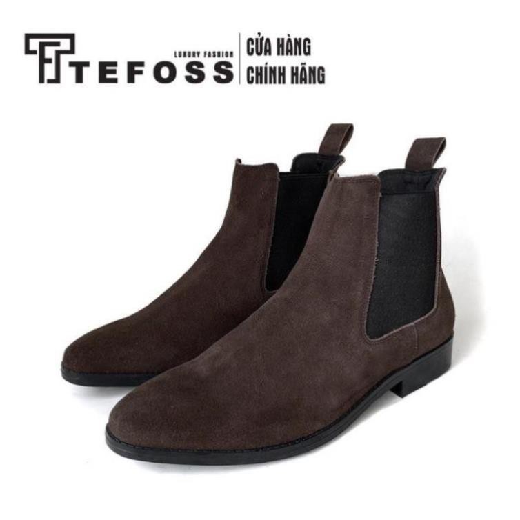 [Sale 3/3] Giày chelsea boot da bò thật TEFOSS HT350 Nâu size 38-44 Sale 11 -op1 " _ ?