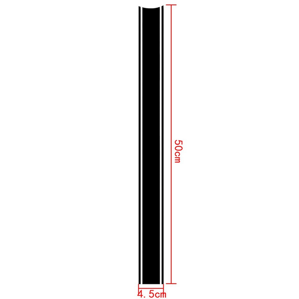 Miếng Dán Trang Trí Xe Mô Tô Họa Tiết Sọc Ngang Nhiều Màu Sắc 50cm