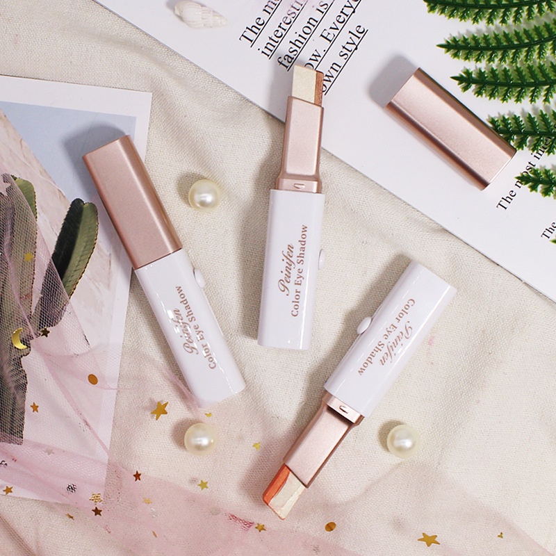 Phấn Mắt Dạng Thỏi Hai Tông Màu Gradient Chống Thấm Nước Và Mồ Hôi