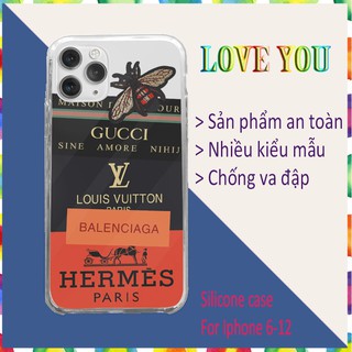 Ốp lưng iphone lv/balenciaga đang trend cho iphone 6 đến 12 pro max love shop jc20200800017