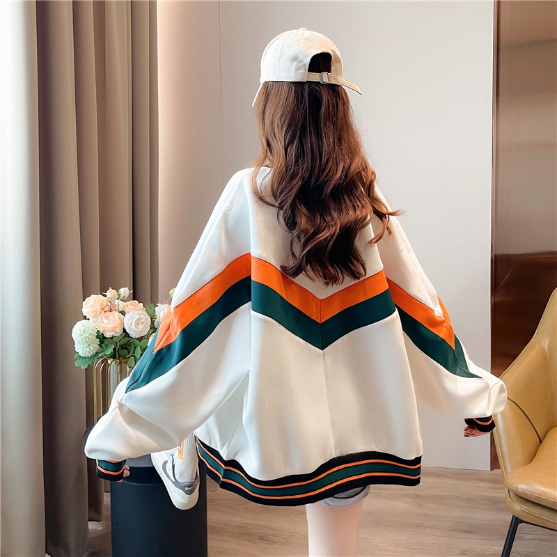 IELGY    Áo Khoác Mỏng Tay Dài Dáng Rộng Màu Sắc Dễ Phối Đồ Phong Cách Hàn Quốc Cho Nữ