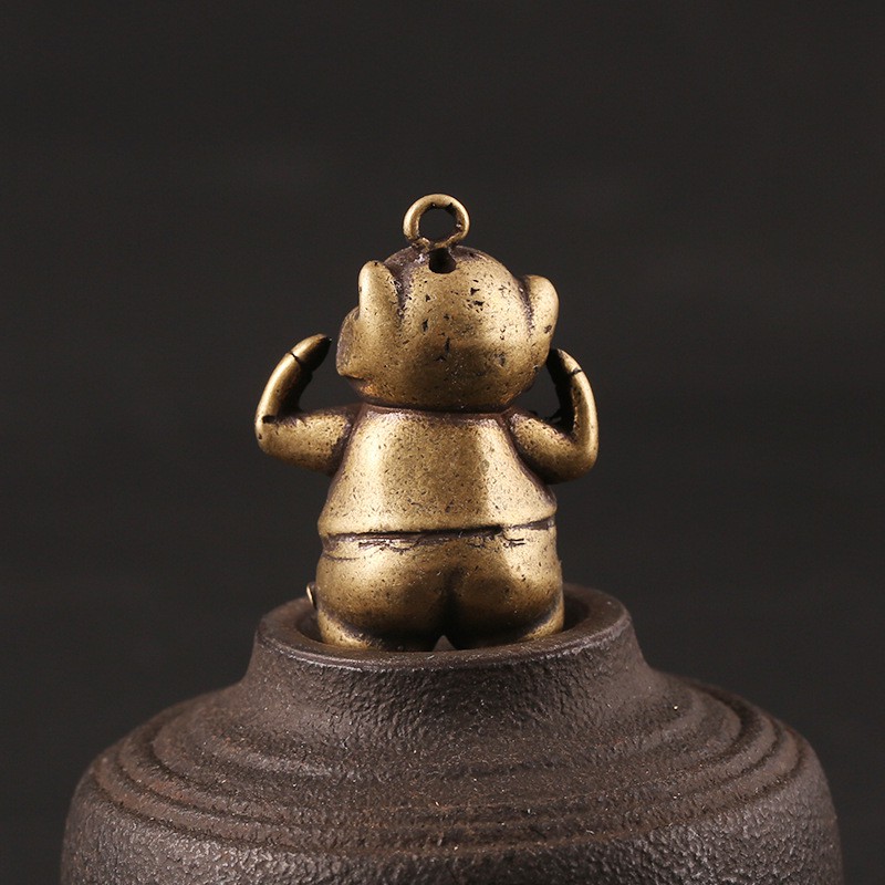 Tượng Đồng Phong Thủy May Mắn Tài Lộc Hình Chú Heo Béo