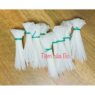 (100 chiếc) dây thít 10cm trắng