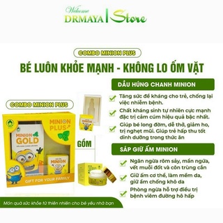 {chính hãng} Húng chanh minion plus (dầu húng + sáp ấm bôi)