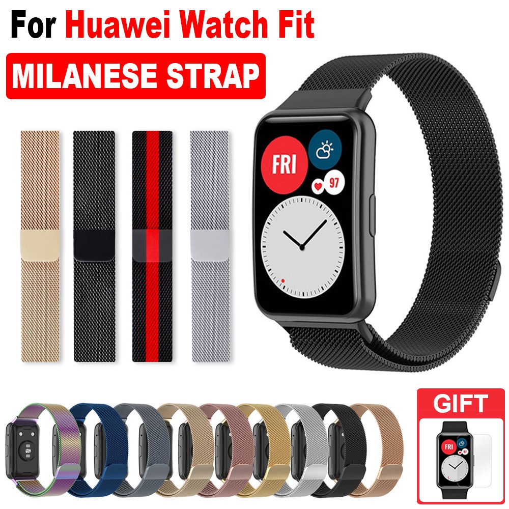 Dây đeo inox Milanese cho đồng hồ Huawei Watch Fit