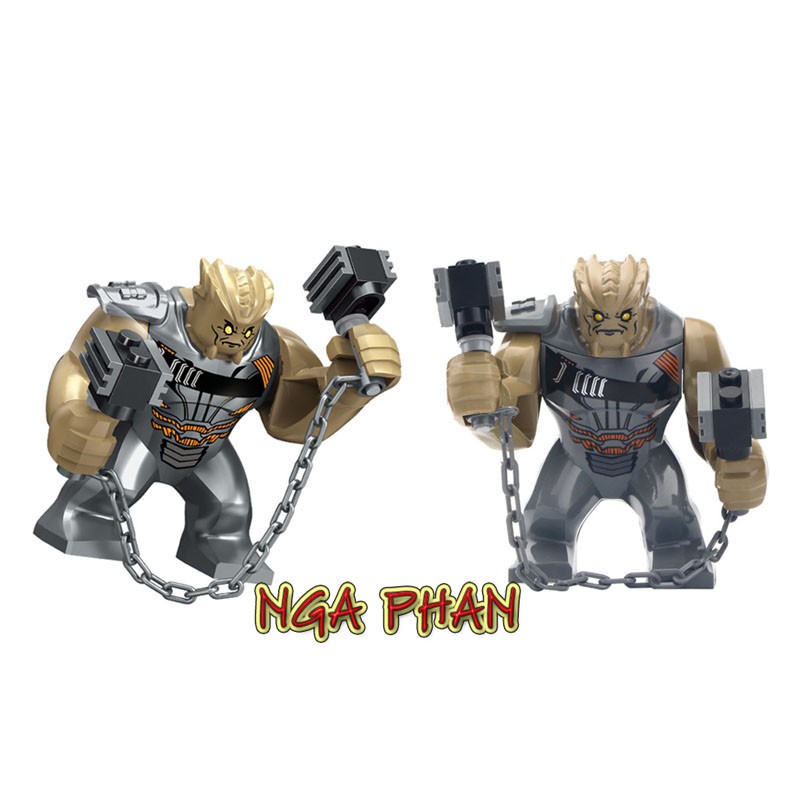 Cull Obsidian Big Figure Black Dwarf Lego Lele Đồ Chơi Xếp Hình Lắp Ráp