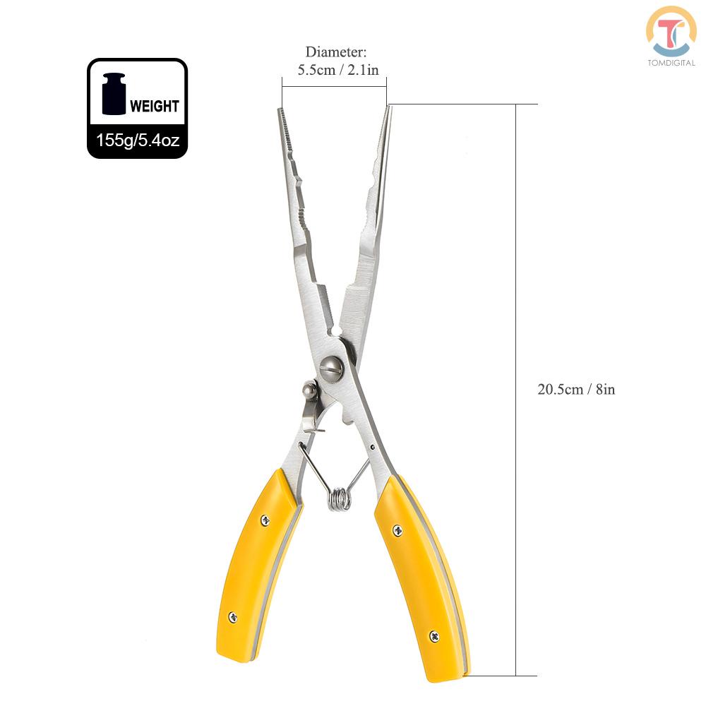 Kìm Cắt Dây Câu Đa Năng Lixada Bằng Thép Không Gỉ