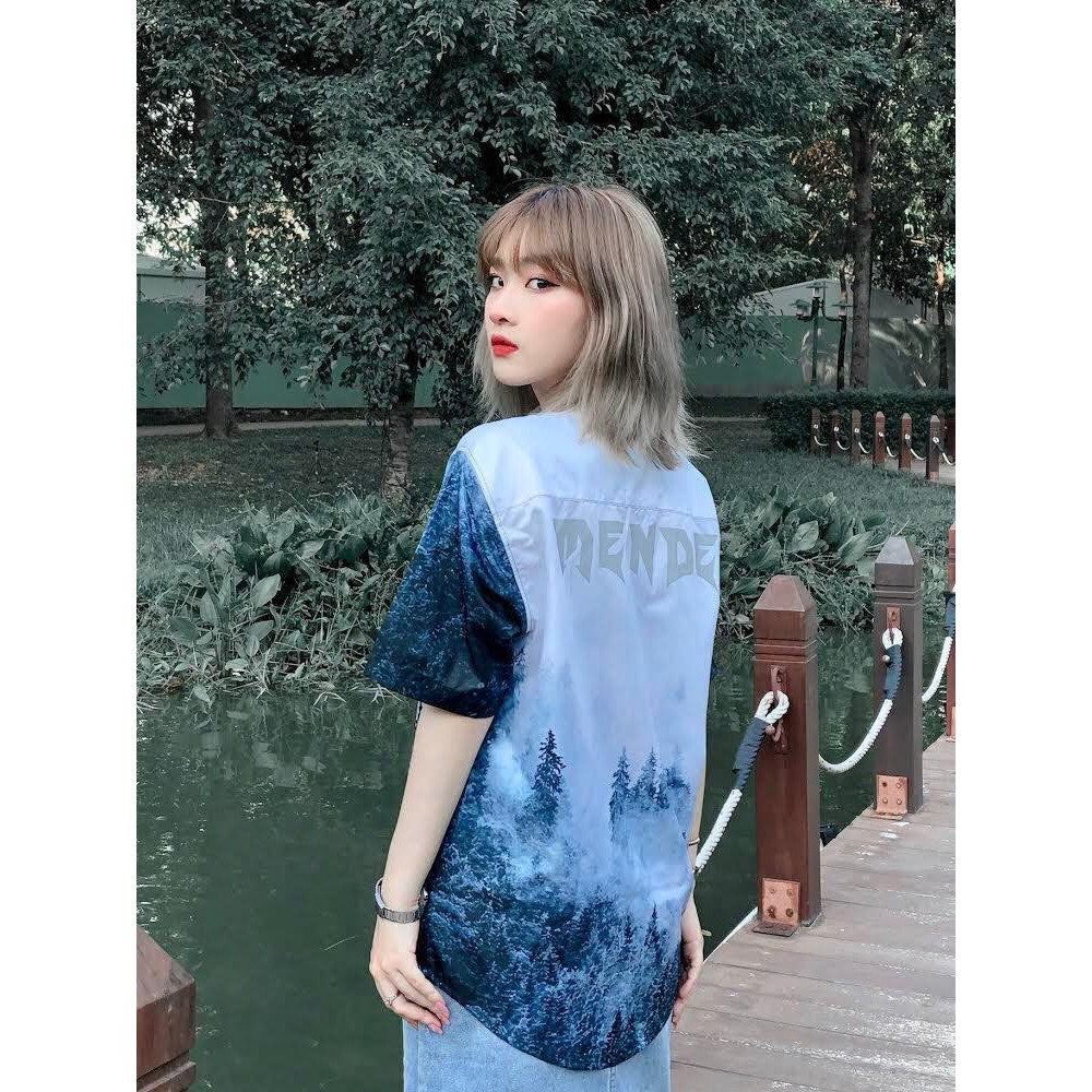 Áo Sơ Mi Nam / Nữ MENDE AQUA TREE Sơ Mi Lụa Mềm CNK 100% | CHUẨN CAO CẤP 1:1 LOCAL BRAND l Size 40 - 100 Kg | BigBuy360 - bigbuy360.vn