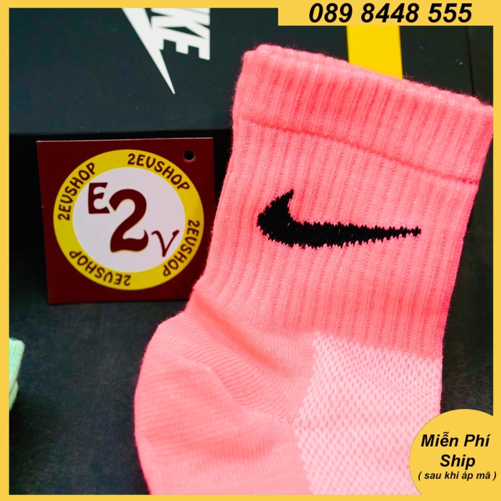 Hộp Tất Vớ 5 Đôi Cổ Cao Nam Nữ Thời Trang Thể Thao Bóng Đá Cao Cấp - 2evshop